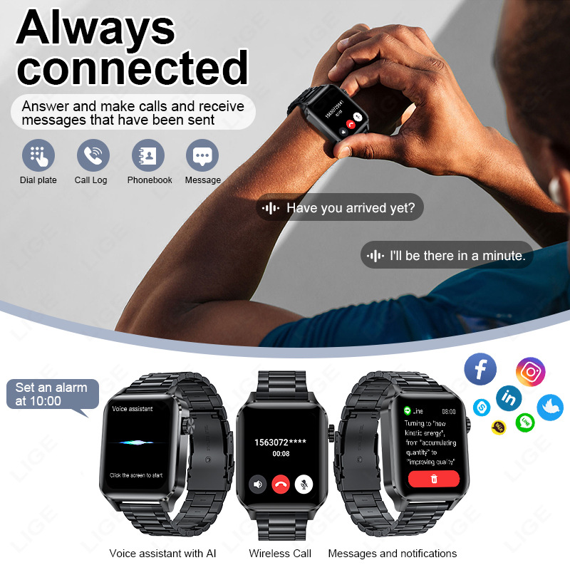 2026 New Calories Smartwatch M - Smartwatch Watches Wallpaper recension och pris