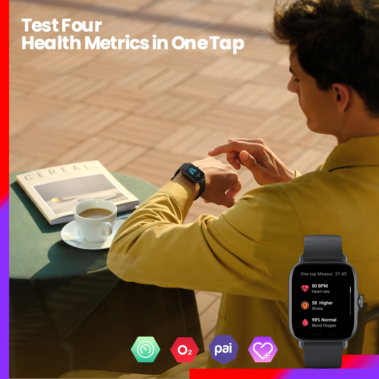 Amazfit GTS 3 Smartwatch  5ATM - Smartwatch Refurbished Watches recension och pris