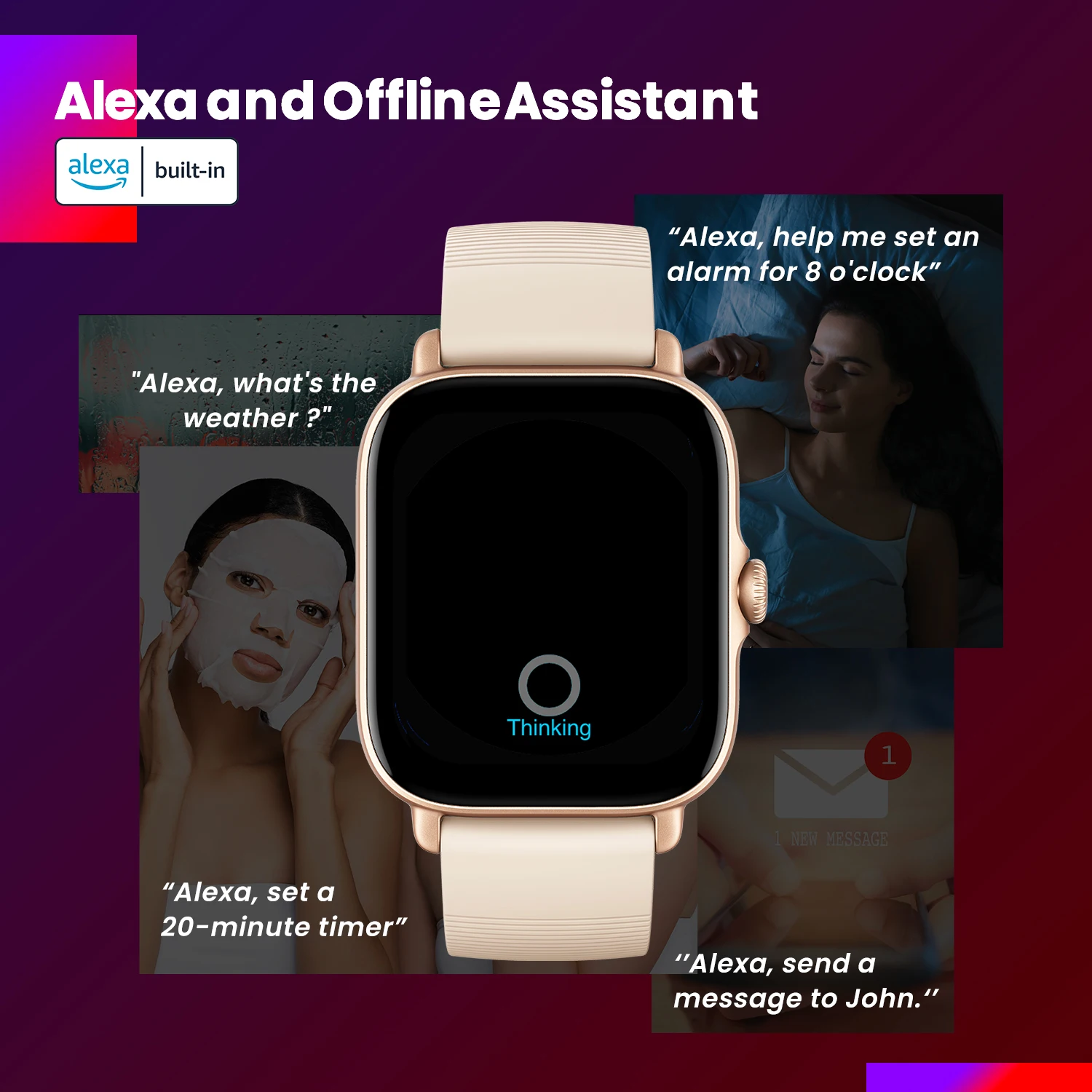 Amazfit GTS 3 Smartwatch  5ATM - Smartwatch Refurbished Watches recension och pris