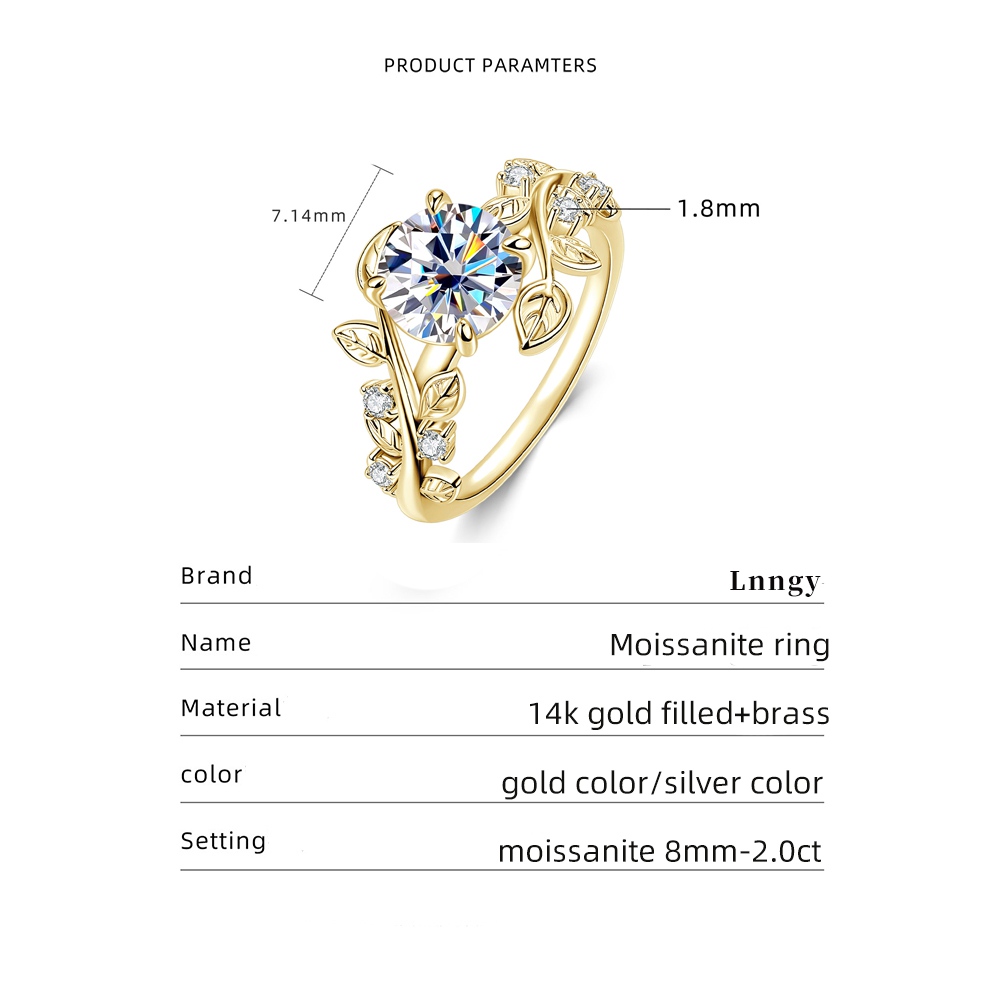 Lnngy Certified Round Cut Mois - Luxury Ceramic Watch recension och pris