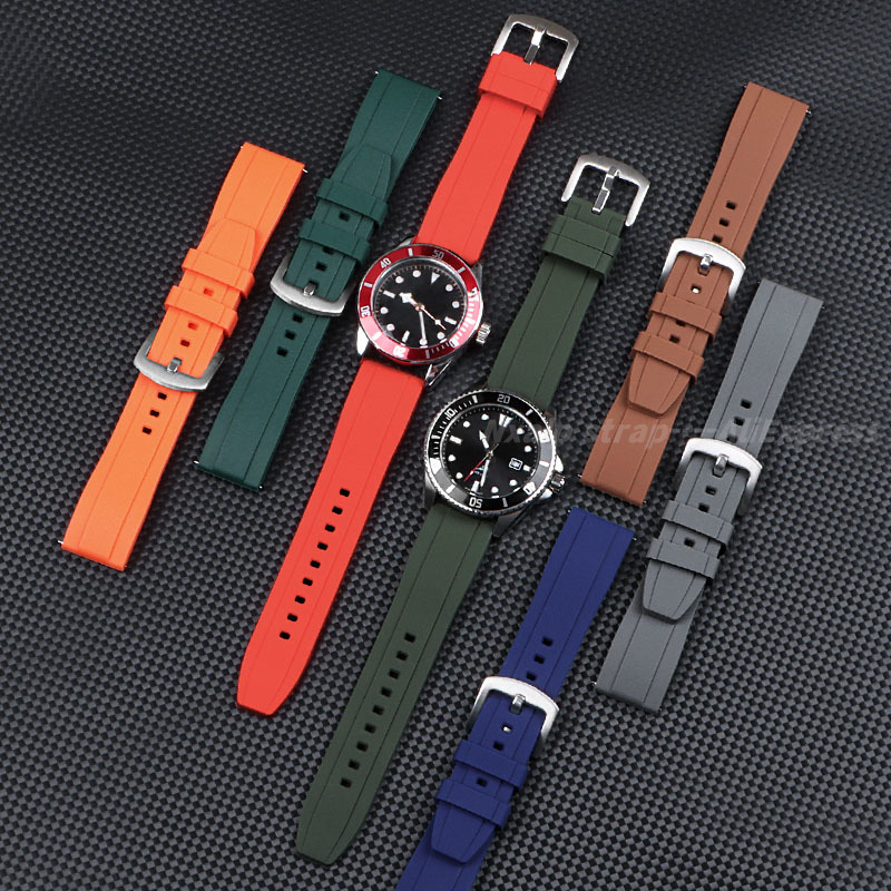 20mm 22mm Silicone Watch Band  - Watches Rolex Smartwatch recension och pris