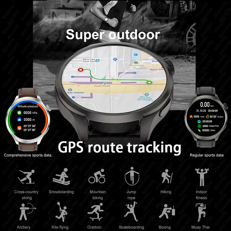 2026 New BOXUXING Outdoor Spor - Hybrid Smartwatch recension och pris