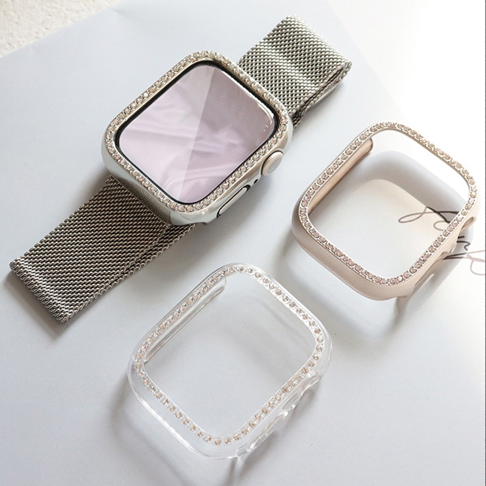 NEW Glass+Diamond Case For App - Smartwatch New Watches recension och pris