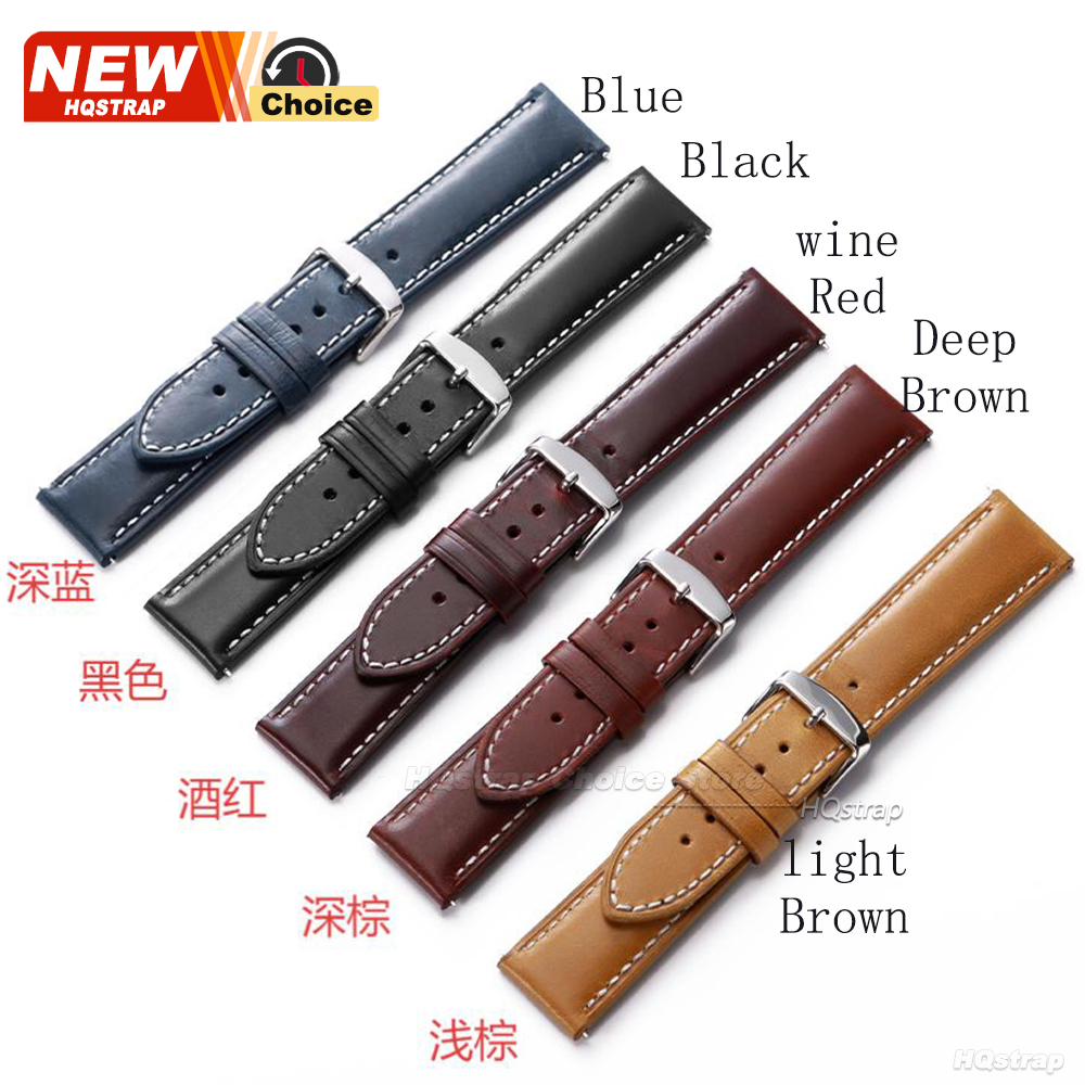 New Oil Wax Strap 16mm 18mm 20 - Watches Rolex Smartwatch recension och pris
