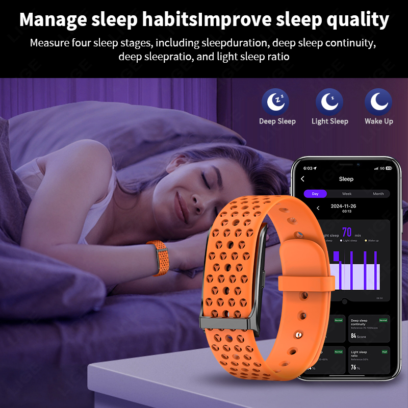 LIGE Call Reminder Smart Brace - Couple Watches Smartwatch recension och pris