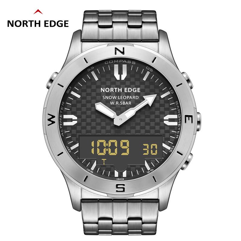 NORTH EDGE Men's Sports Digita - Hybrid Smartwatch recension och pris
